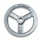 Chicago Die Casting Chicago Die Cast 6 in. D X 3/4 in. D Zinc Single V-Grooved Pulley 600A7 - alternate 3